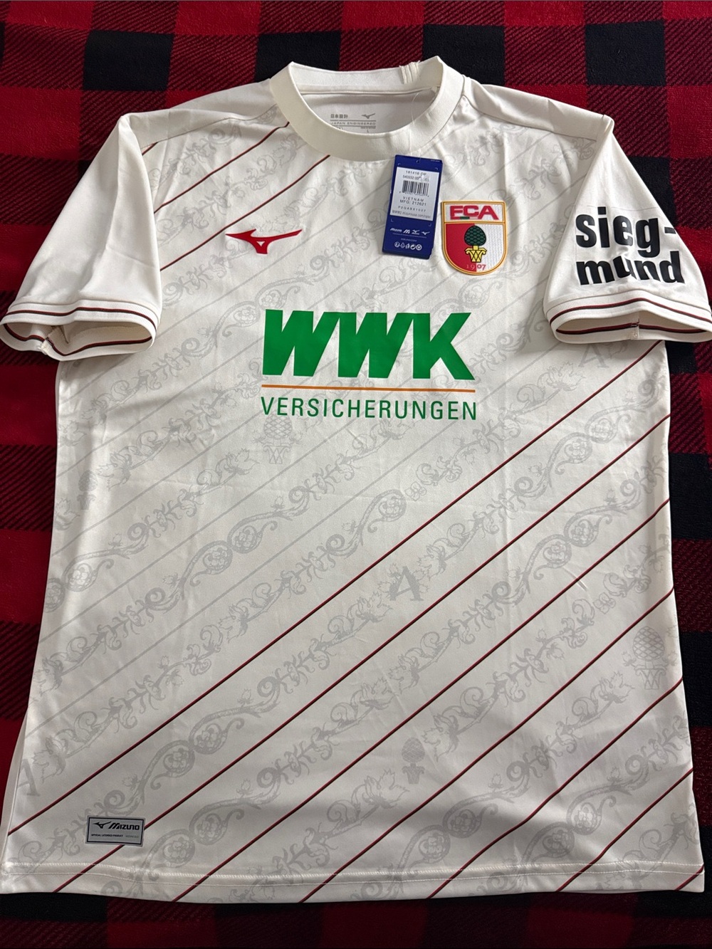 FC Augsburg 🇩🇪 2024-25 Mizuno Bundesliga Home Jersey